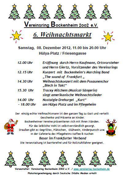 Weihnachtsmarkt 2012